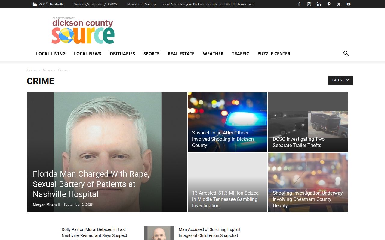 Dickson County Source crime archive for arrest news